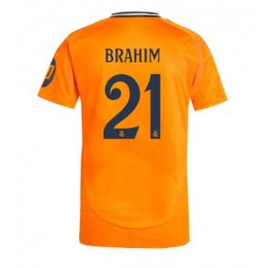 Billiga Real Madrid Brahim Diaz #21 Bortatröja 2024-25 Kortärmad